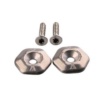 ARMSTRONG Titanium washer and footstrap screw set
