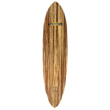 Hamboards Pinger 67" Bamboo Natural Surf Skate Complete