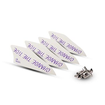 Harlem Twintip Fins White - 45mm